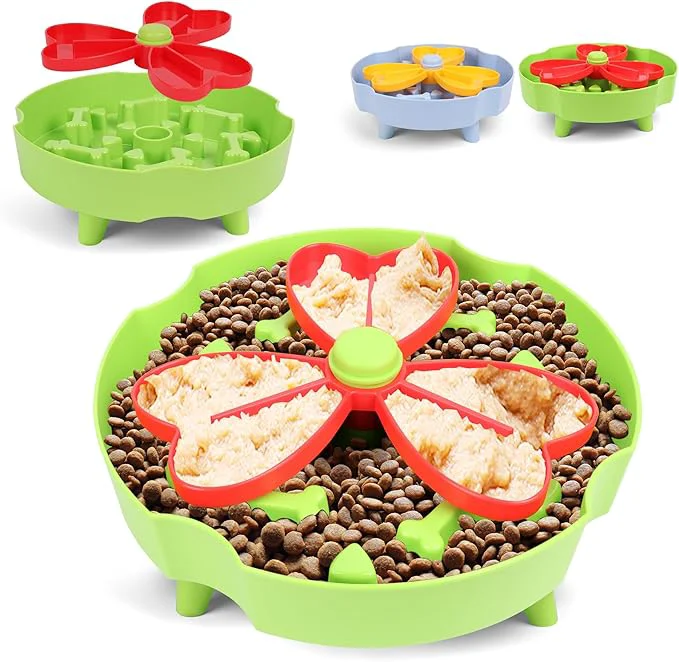 Advanced d Slow Feeder Bowl for Cats and Dogs - Raised Puzzle Food Dish with Non-Slip Stand Anti-Choke Maze Design for Fast Eaters Indoor Pets - Improves Digestion for Kittens Puppies Green About ThisOverview World-Class