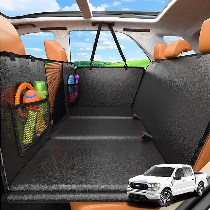 Elegant URPOWER 2026 Upgraded Back Seat Extender for Dogs - Large Hard Bottom Dog Car Seat Cover Holds 550lbs Waterproof Dog Hammock Pet Bed with High-Density Foam Non-Slip Backseat ProtectorAbout ThisOverview Crafted