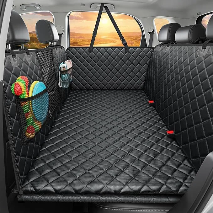 Convenient URPOWER 2026 Upgraded Back Seat Extender for Dogs - Large Hard Bottom Dog Car Seat Cover Holds 550lbs Waterproof Dog Hammock Pet Bed with High-Density Foam Non-Slip Backseat ProtectorAbout ThisOverview Powerful