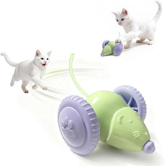 Exclusive Interactive Cat Toys for Indoor Cats Automatic Moving Kitten Toys Cat Mouse Toy with Tail Lights Cat Toys for Bored Indoor Adult Cats Cat Enrichment Smart Electric Tails for Chasing Pet ToysAbout This Outstanding
