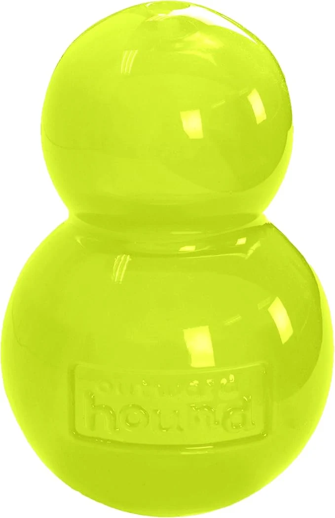 Classic Outward Hound Double-Tuff Stuffable Dog Toy Large 5-Inch Green - Treat Dispensing Chew Ball for Medium to Large Dogs Interactive Puzzle for Enrichment Slow FeedingAbout This Superior