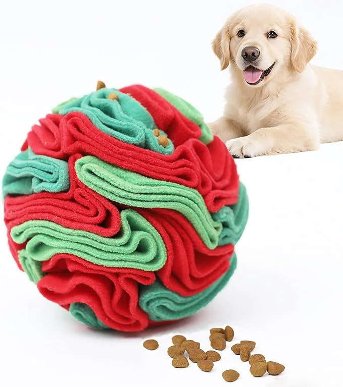 Easy-to-Use Snuffle Ball for Dogs - Interactive Dogs Toys to Keep Them Busy Dog Puzzle Toy Dog Enrichment Toys for Small Medium Pets Daily Companionship Training Reward GiftAbout This Eco-Friendly