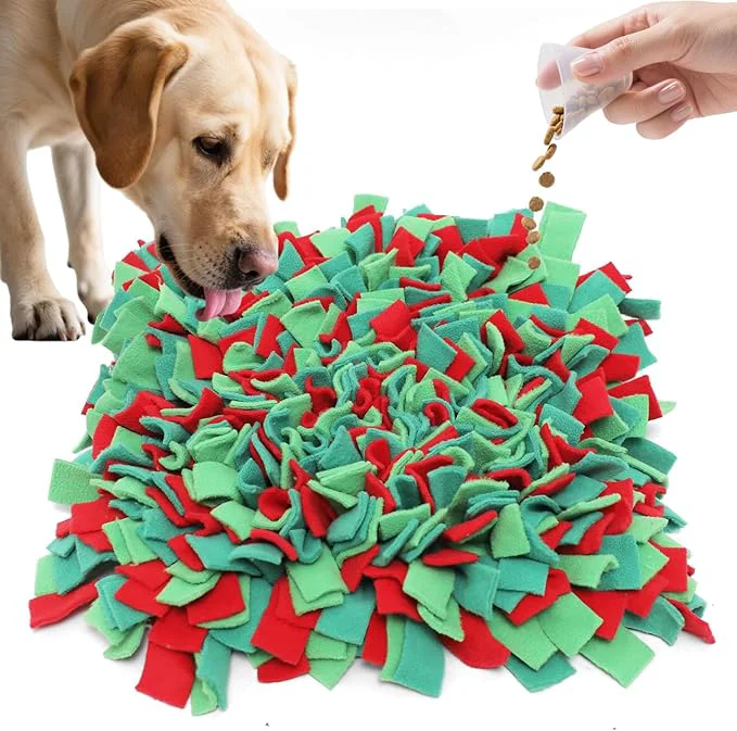 Trendy Snuffle Mat for Dogs - Christmas Dog Toys Sniff Mats for Dogs - Nosework Training Mats for Foraging Instinct Enrichment Toys for Small Medium Large PetsAbout This Exceptional