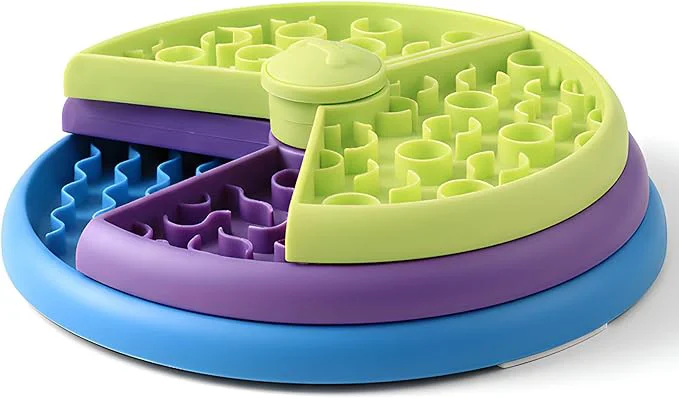 Recyclable YOLLO Slow Feeder Dog Bowl 3 Levels Interactive Puzzle Design to Reduce Boredom and Anxiety Non Slip Dog Slow Feeder for Small Medium Large Dogs Anti Gulp Design Promotes Healthy EatingAbout ThisOverview Smart