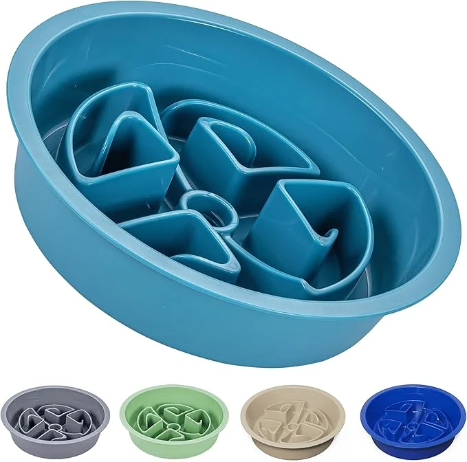 Responsible AVERYDAY Slow Feeder Dog Bowls for Large Breeds Fits Raised Feeding Station Puzzle Dog Food Bowls to Slow Down Eating Dogs Feeding Bowl with Non-Slip Slows Feeder Pet Bowl for Wet and Dry FoodAbout ThisOverview Certified