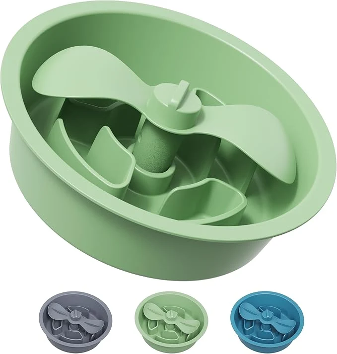 Innovative AVERYDAY Slow Feeder Dog Bowls for Medium Breed 1.5 Cups Engagement Food Puzzle Bowl with Spinning Slow Feeder Insert Non-Slip Base Fits for Raised Stand Hard Maze Design for Medium and Small DogsAbout ThisOverview Certified