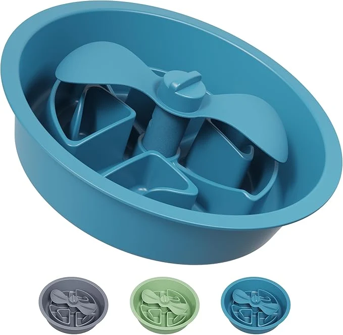 Carefully Designed AVERYDAY Slow Feeder Dog Bowls for Large Breed 2.5 Cups Deep Food Puzzle Bowl with Spinning Slow Feeder Insert Non-Slip Bottom Fits for Raised Stand Hard Maze Design for Medium and Large DogsAbout ThisOverview Detailed