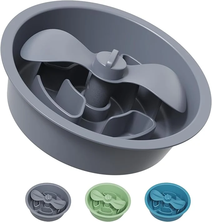 Minimalist AVERYDAY Slow Feeder Dog Bowls for Medium Breed 1.5 Cups Deep Food Puzzle Bowl with Spinning Slow Feeder Insert Non-Slip Bottom Fits for Raised Stand Hard Maze Design for Small and Medium DogsAbout ThisOverview Fine