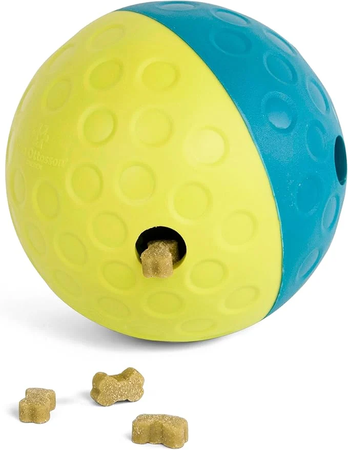 First-Class Outward Hound by Nina Ottosson Treat Tumble – Interactive Food-Dispensing Dog Puzzle Ball Level 1 Beginner Small 4.8 About This Original