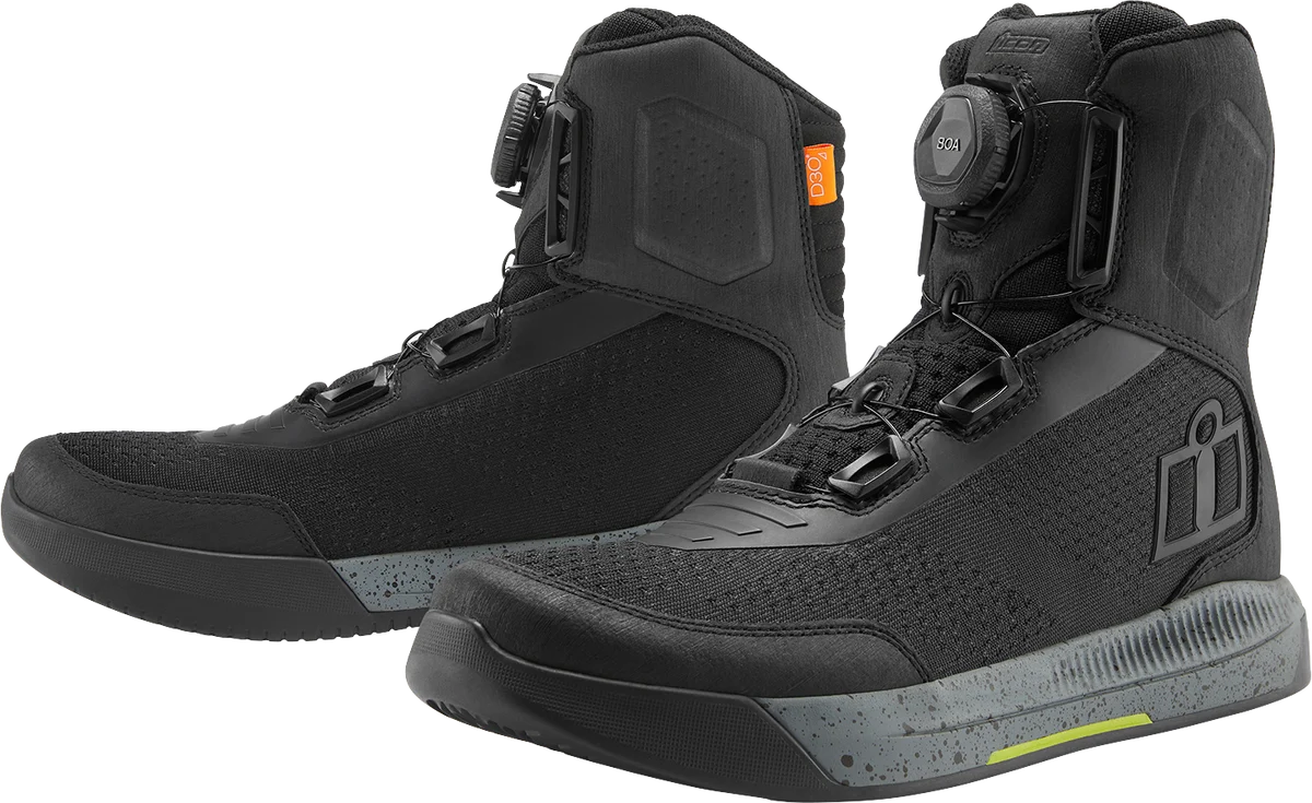 Reliable ICON Overlord™ Vented CE Boots - Black - Size 11 3403-1263 Trendy