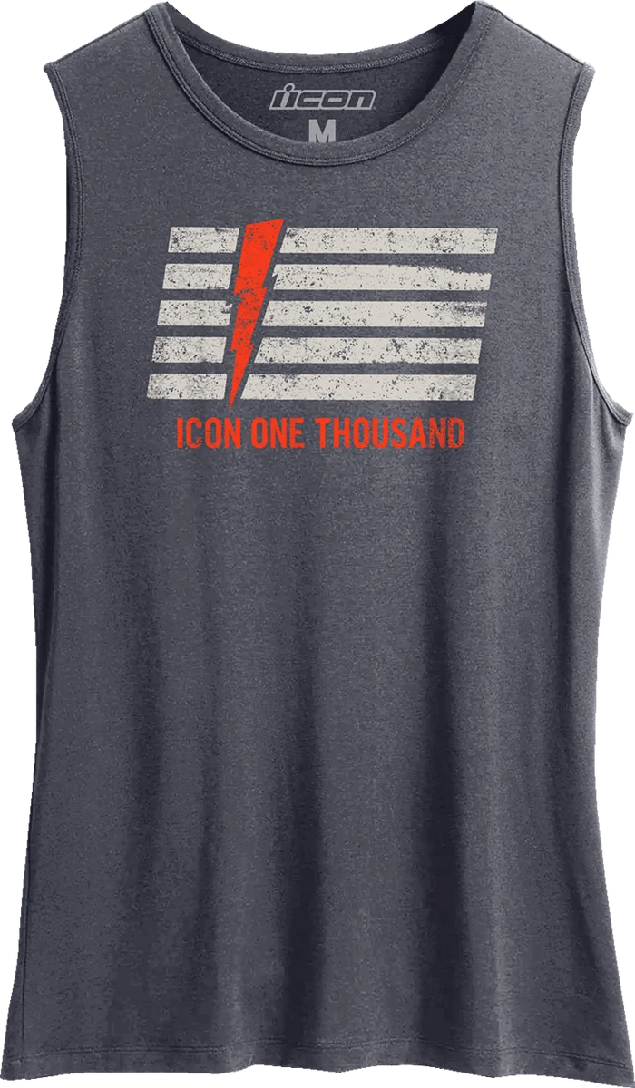 Fast ICON Women's Invasion Stripe™ Tank Top - Antique Denim - Small 3031-4218 Powerful