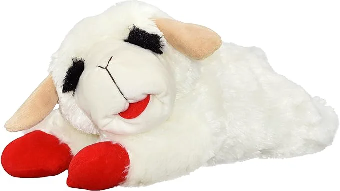 High-End Multipet 16 Lamb Chop Love Heartbeart Comfort Anxiety Relief Companion Item with Plastic Battery Powered Heartbeat Device That simulates Heartbeat to Soothe and Calm Pets.About This Specialty