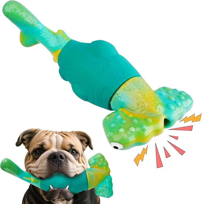 Superior Dog Toys for Aggressive Chewers Interactive Dog Chew Toys for Large Dogs Squeaky Chew Toys to Keep Them Busy Tough Toys for Medium Large Breed Green About This Original