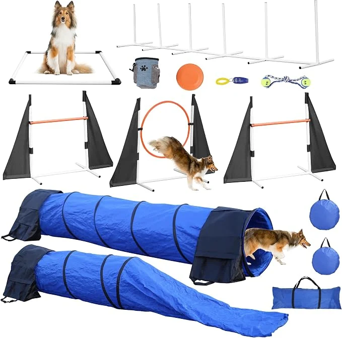Official Agility Training Equipment for Dogs Dog Agility Equipment for Backyard Indoor Smart