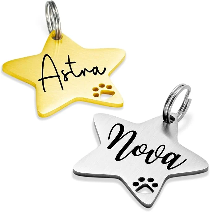 Smooth Ultra Joys Dog Tags Personalized Relaxed
