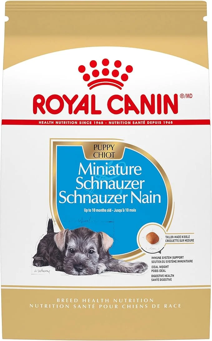 Durable Royal Canin Breed Health Nutrition Miniature Schnauzer Puppy Dry Dog Food 2.5 lb BagAbout This Pure