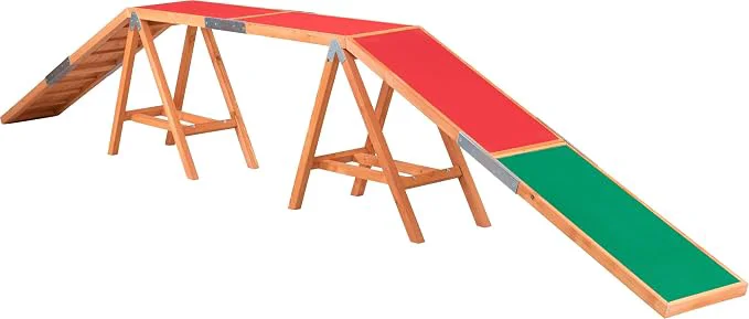Authentic Trixie Dog Agility Walk and Ramps – Dog Obstacle Training Equipment Training Consistent