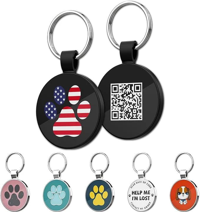 Consistent MYLUCKYTAG QR Code Pet ID Personalized Dog Cat Collar Tag Profile Secure