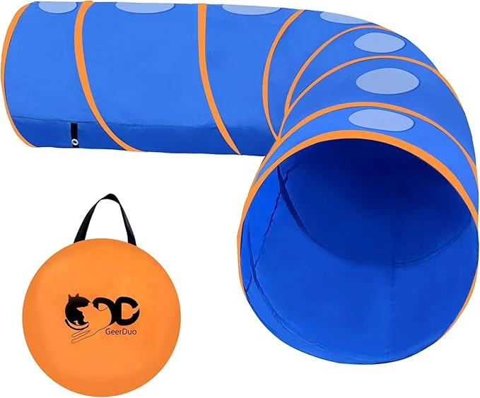 Natural Dog Agility Tunnel with Ventilated mesh Dog Agility Equipment Dog Agility Reliable