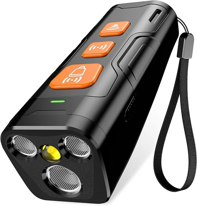 Durable Dog Bark Deterrent Device 3X Ultrasonic Anti Barking 6 Training Modes 23 FT Range Barks No More Indoors Outdoors Behavior Correct Safe Humane Rechargeable Compact Bark Control for Dogs Green