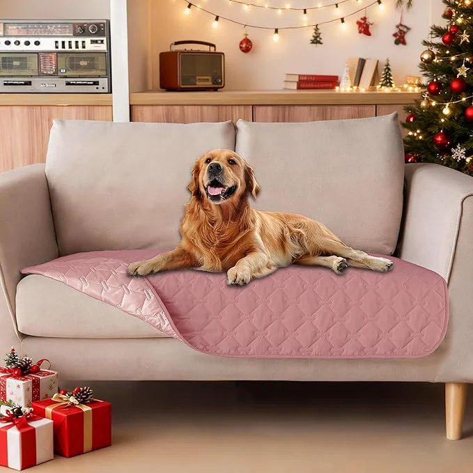 Secure gogobunny 3X Stronger Waterproof Pet Blanket Scratch Proof Furniture Protector for Dogs Cats Reversible Cover 32x53 Inch Dark Pink Light PinkAbout ThisOverview Fine Crafted