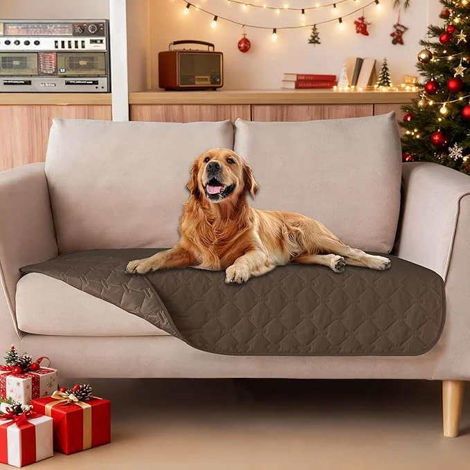 Eco-Friendly gogobunny 3X Stronger Waterproof Pet Blanket Scratch Proof Furniture Protector for Dogs Cats Reversible Cover 32x53 Inch Dark ChocolateOverview Healthy