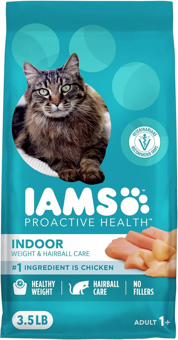 High-Quality IAMS Proactive Health Indoor Weight Control Hairball Care Adult Dry Cat Food Chicken Turkey Recipe 3.5 lb. BagAbout This Flexible