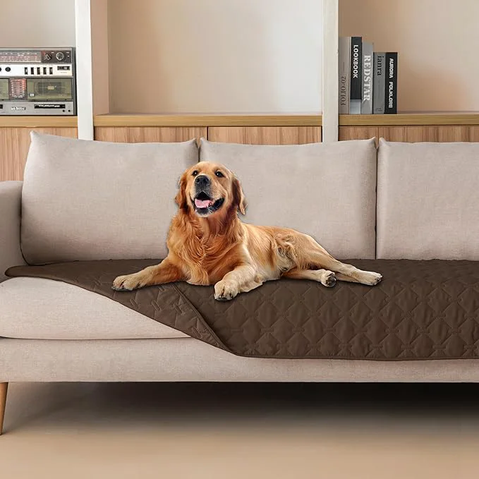 Sustainable gogobunny 3X Stronger Waterproof Pet Blanket Scratch Proof Furniture Protector for Dogs Cats Reversible Cover 30x90 Inch Dark ChocolateOverview Lightweight