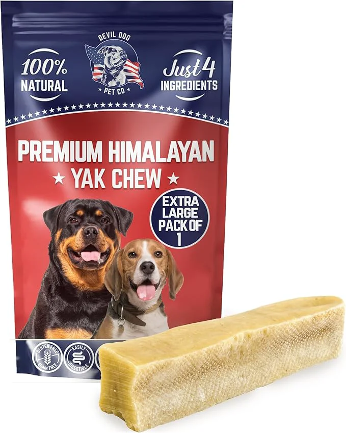 High-End Devil Dog Pet Co. Himalayan Yak Cheese Dog Chews Extra Large - 1 Pack Secure