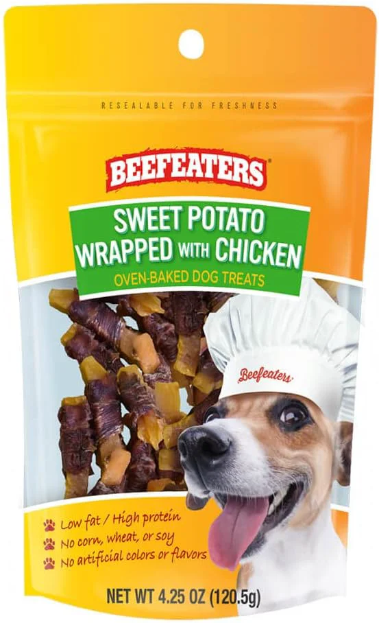 Advanced Beefeaters Sweet Potato Wrap with Chicken – Dog Treat. No Corn Wheat Soy or Gluten Low Fat Whole Muscle Jerky I for Training SnacksAbout ThisOverview Excellent