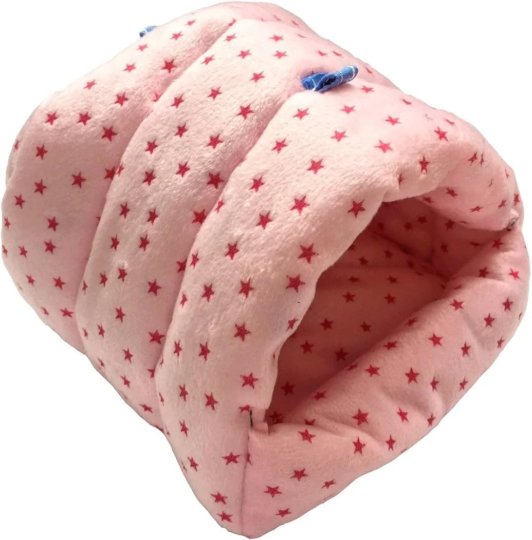 Exclusive WOWOWMEOW Small Animals Warm Hanging Cage Cave Bed for Clean