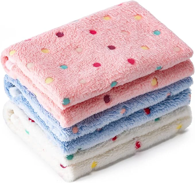Pure 1 Pack 3 Blankets Super Soft Fluffy Premium Fleece Pet Blanket Flannel Paw Exceptional