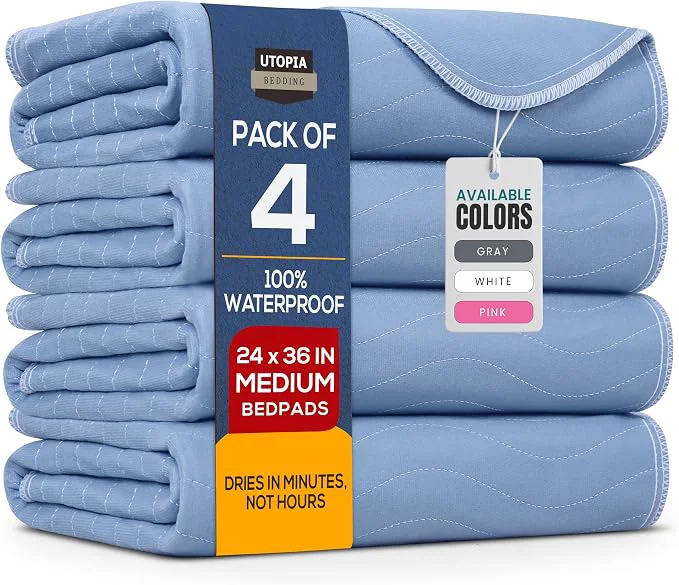 Excellent Utopia Bedding Washable Underpads 24 x 36 Waterproof Reusable Heavy Elegant