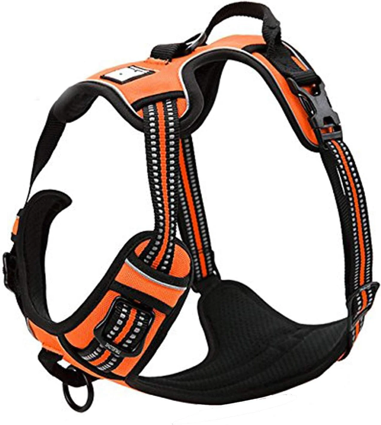 Top-Quality TRUE LOVE Truelove Adjustable No-Pull Dog Harness Reflective Pup Vest Harnesses Comfortable Control Brilliant Colors TLH5651 Orange S Contemporary