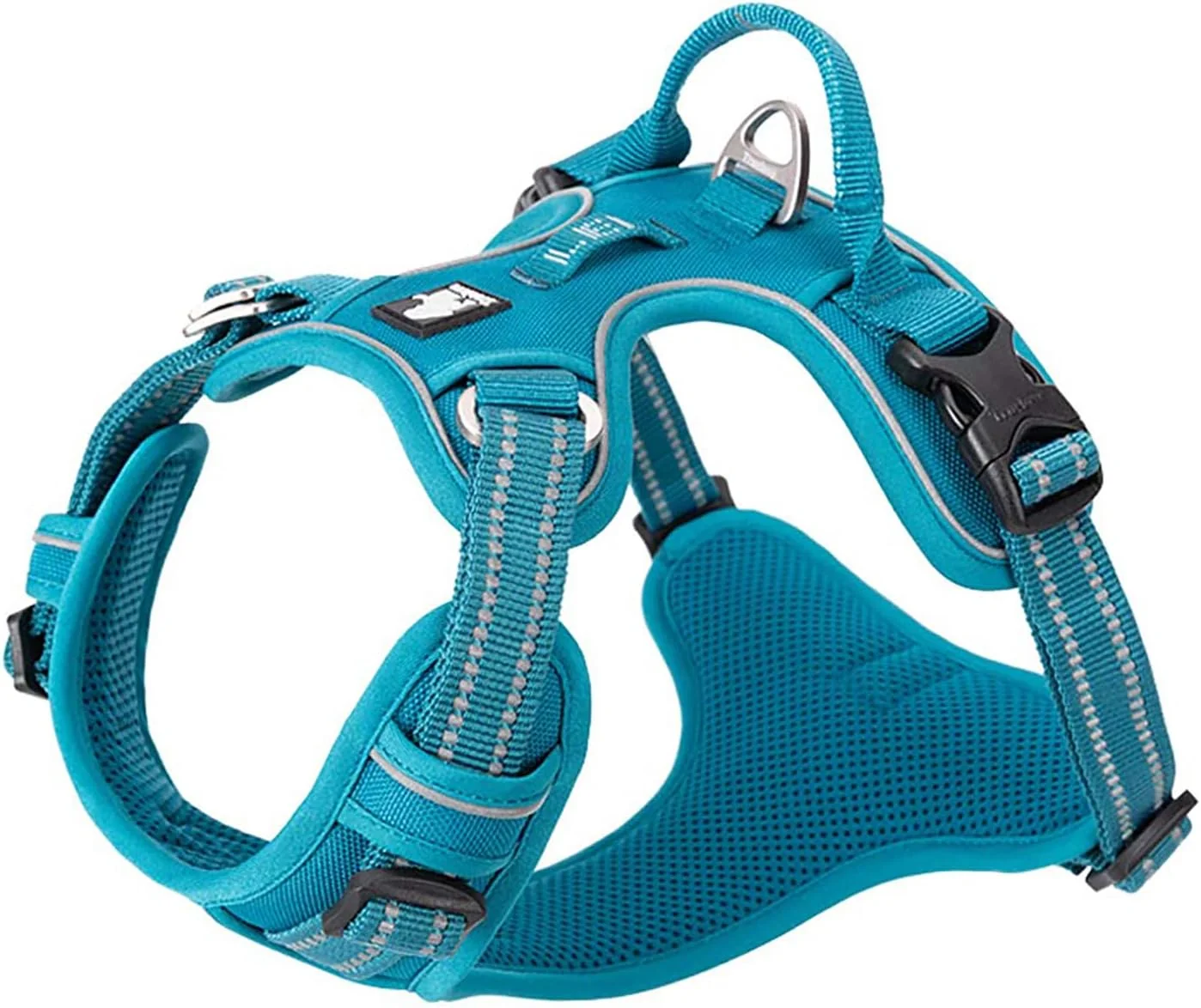 Convenient TRUE LOVE Dog Harness No Pull Nylon Reflective Pet Harness Adjustable Comfortable Control Step-in Brilliant Colors Truelove TLH56512 Environmentally Friendly