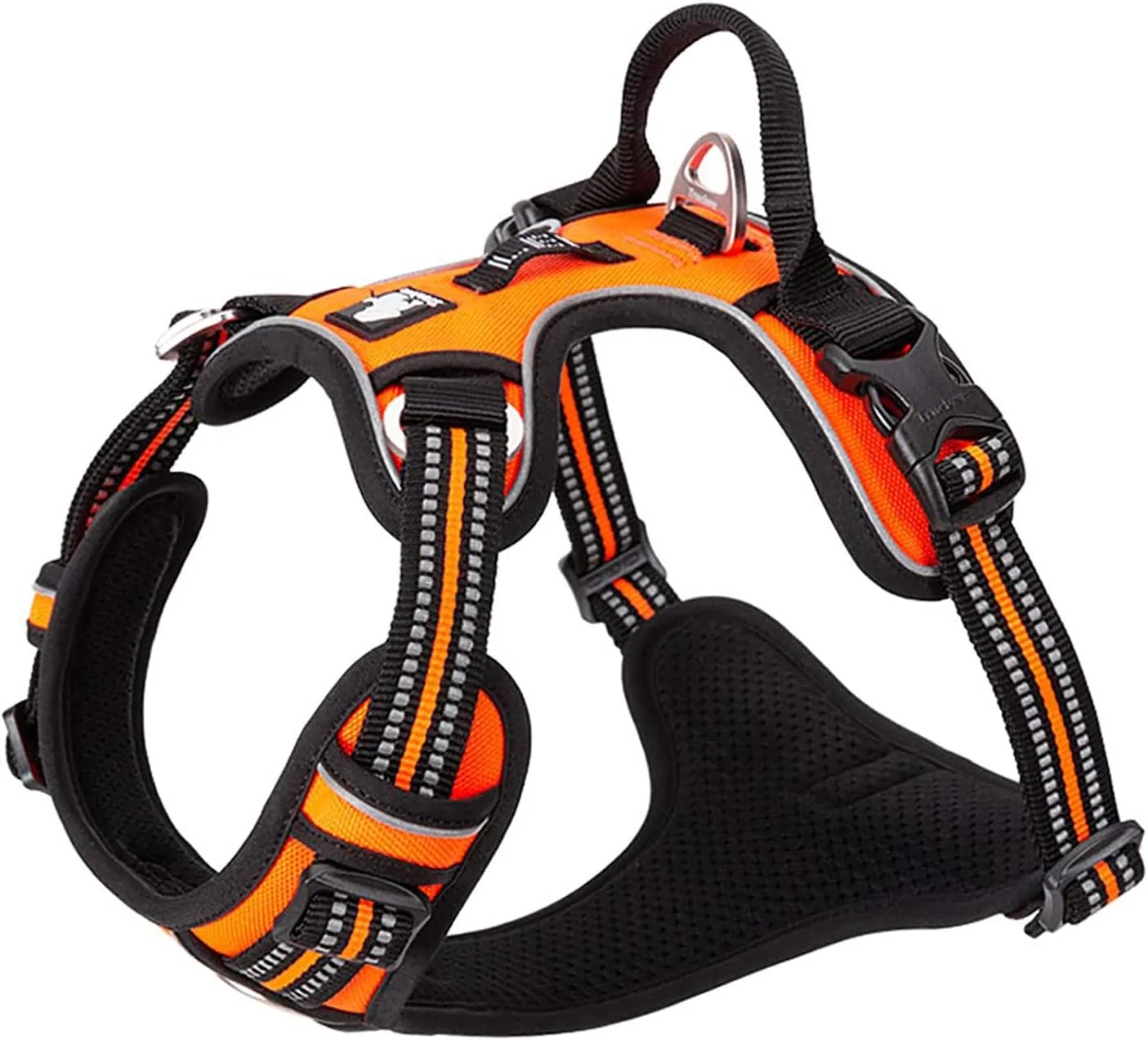 Traditional TRUE LOVE Dog Harness No Pull Nylon Reflective Pet Harness Adjustable Comfortable Control Step-in Brilliant Colors Truelove TLH56512 Eco-Friendly