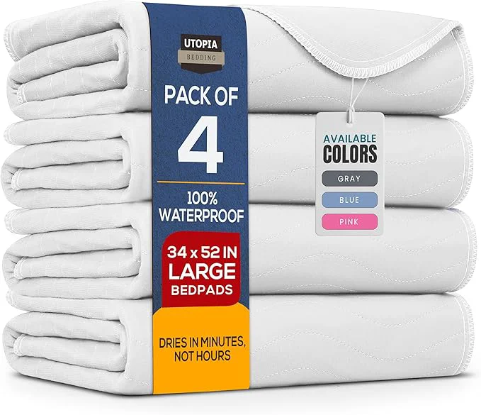 Carefully Designed Utopia Bedding Washable Underpads 34 x 52 Waterproof Reusable Heavy Exceptional