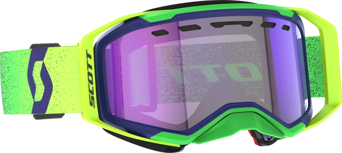 Advanced Prospect 2.0 Smb Ls Goggle Mdnt Prp Sfty Ylw Ls Blue Chrm High-Grade
