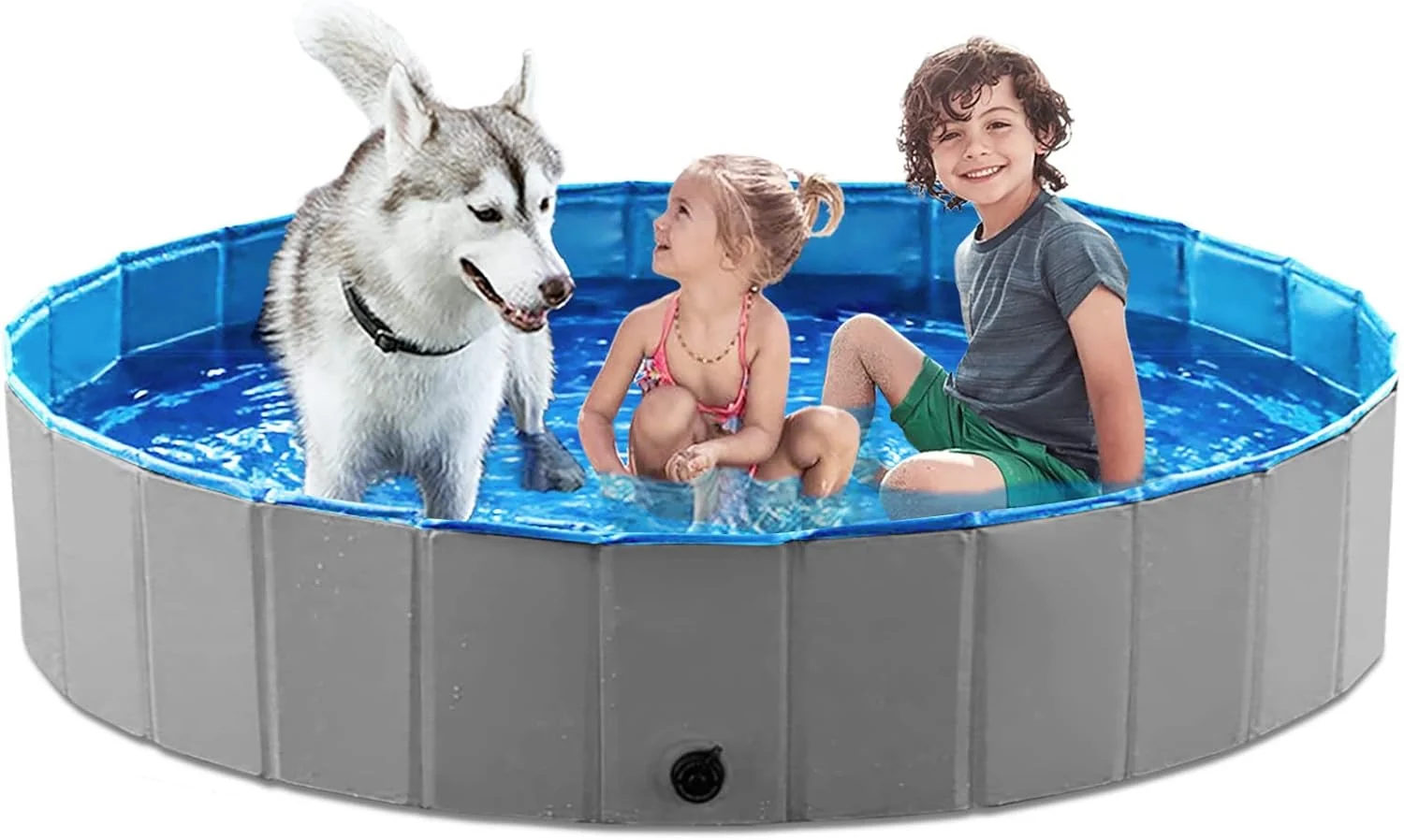 Secure Jasonwell Foldable Dog Pet Bath Pool Collapsible Dog Pet Pool Bathing Tub Kiddie Pool Doggie Wading Pool for Puppy Small Medium Large Dogs Cats and Kids 63 Grey Trusted