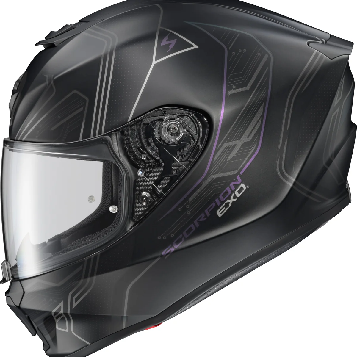 World-Class Scorpion - Exo R330 Full Face Helmet Bendr Black 2x Comfortable