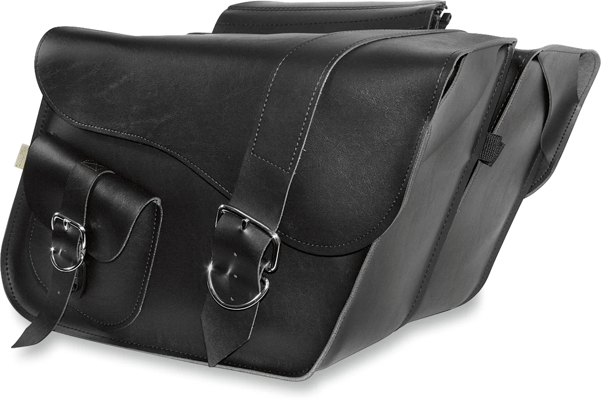 High-Performance WILLIE MAX LUGGAGE Ranger Slant Saddlebags - Large - Black 58750-00 Natural