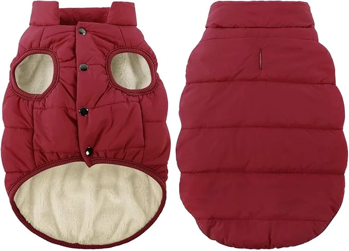 ASENKU Dog Winter Coat - Waterproof Windproof Dog Jacket Warm Snowproof Doggie Puffer Vest for Cold Weather Lightweight Snow Coats for Small Medium Large Dogs 3XL Red About ThisOverview Long-Lasting