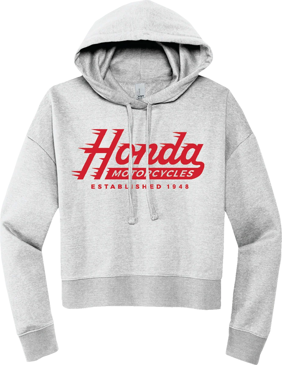 Smooth HONDA APPAREL Women's Honda Hoodie - Light Heather Gray - Large NP23S-L2295-L Relaxed