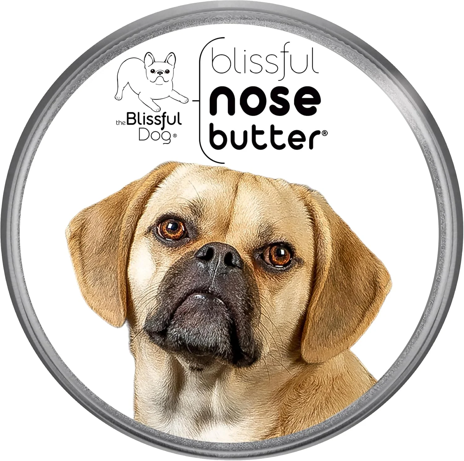 Detailed The Blissful Dog Puggle Nose Butter for Dry Cracked Skin Lick-Safe Dog Nose Balm with Moisturizing Shea Butter Almond Olive and Essential Oils Pet Supplies Uncented 4 oz. Genuine