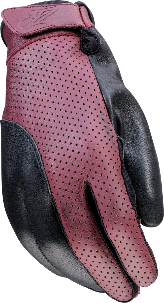 High-Quality Z1R Women's Combiner Gloves - Black Red - Large 3302-0894 Dependable