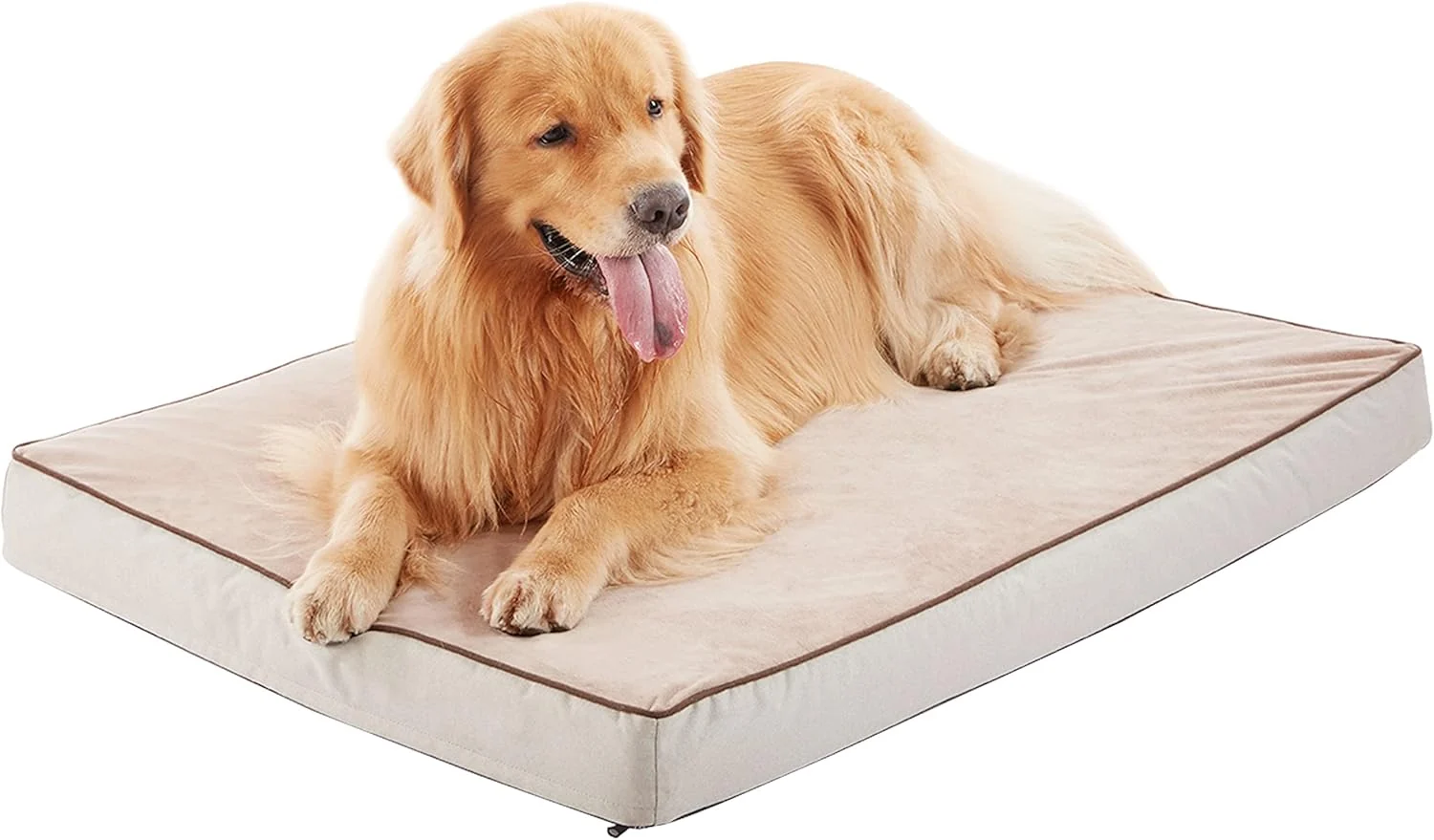 Sustainable Orthopedic Memory Foam Dog Bed Cooling Dog Beds for Medium Large Dogs -Waterproof Pet Bed for Crate with Removable Washable Cover XL 41inch 90Lbs Efficient
