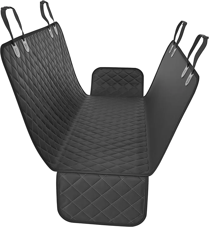 Organic Active Pets Black XL Dog Car Hammock Back Seat Cover Waterproof Backseat Cover Protector for Truck Bench Rear of Sedans or SU Essential Pet Supplies Vacuum or Wipe Clean Machine WashableAbout ThisOverview Efficient