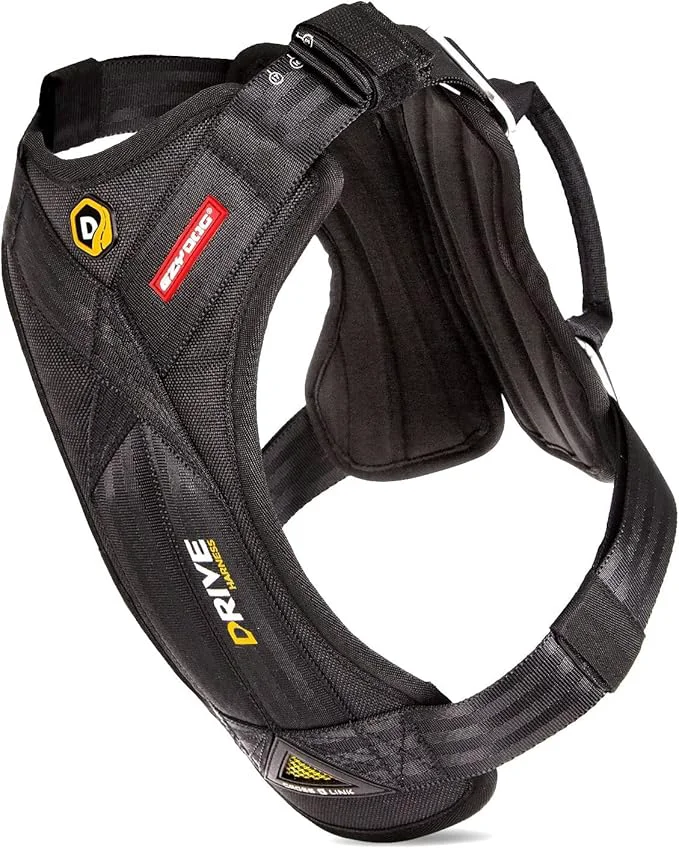 Optimized Ezydog Drive Dog Car Harness – Crash Tested and US-FMS 213 Dog Seat Belt Harness for Safe Travel Adjustable with Padded Comfort Medium About ThisOverview Trusted