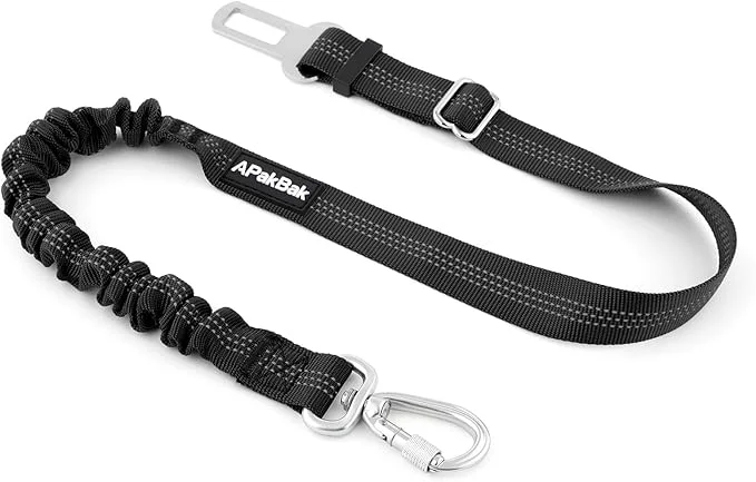 Classic Dog Seat Belt for Car Adjustable Dog Car Harness Seatbelt for Small Medium Large Dogs Heavy Duty Travel Safety Restraint with Locking Aluminum Hook Reflective Nylon Strap BlackAbout ThisOverview Specialty