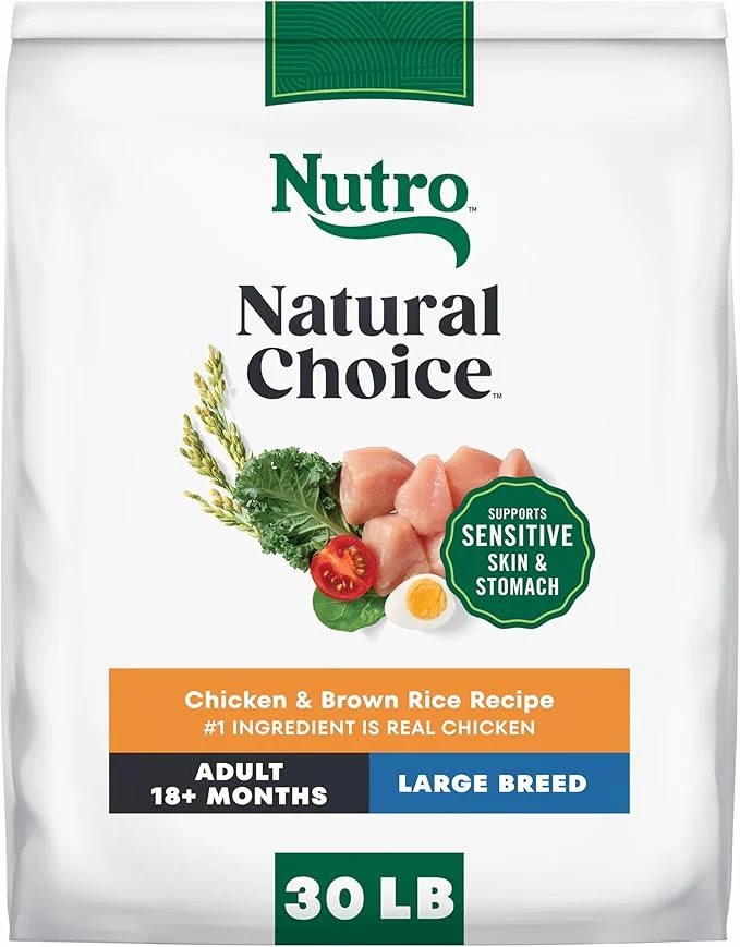 Professional Nutro Natural Choice Chicken Brown Rice Adult Large Breed Dog Food Dry Recipe 30 lb. BagAbout This Lightweight
